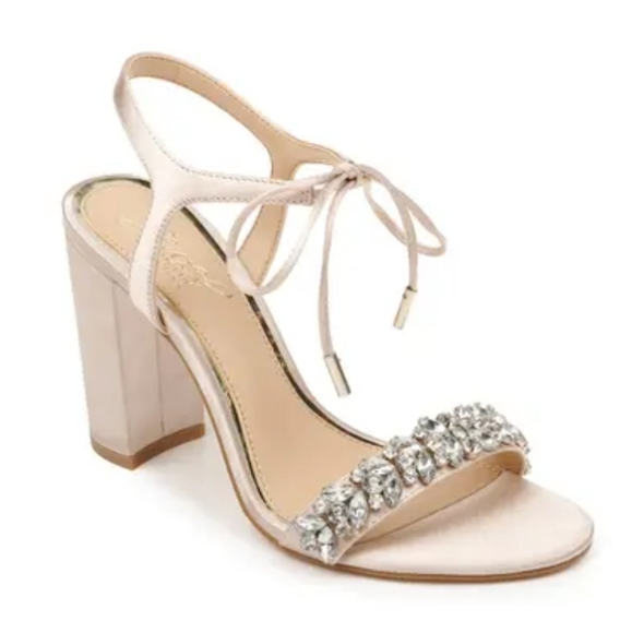 Badgley Mischka Jewel, Uzuri, Champagne NWOB - Picture 4 of 11